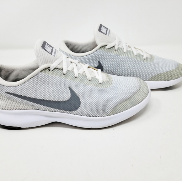 Nike Women's Flex Experience RN White/Grey Sz 9.5 - Picture 2 of 6